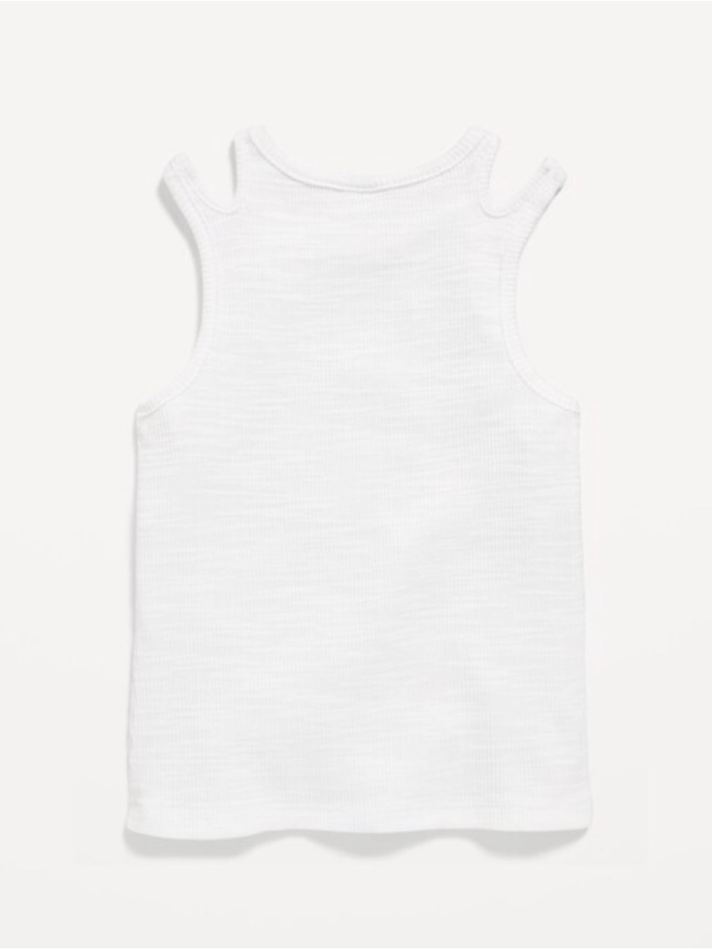 Old Navy | White Sleeveless Ribbed Tank Top, Girl’s Medium (8)